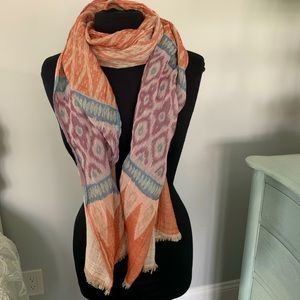 Ikat design 24” scarf or sarong wrap